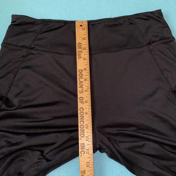 CLIMATERIGHT by CUDDL DUDS leggings high rise back phone pocket black NEW size M - Picture 10 of 13